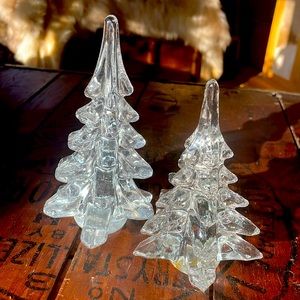 Vintage Crystal Tree set with original box